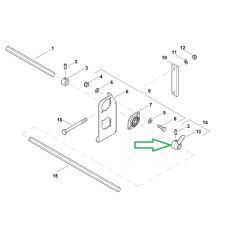 Муфта вала шестигранного Optima Kverneland AC824736 (АС524736)